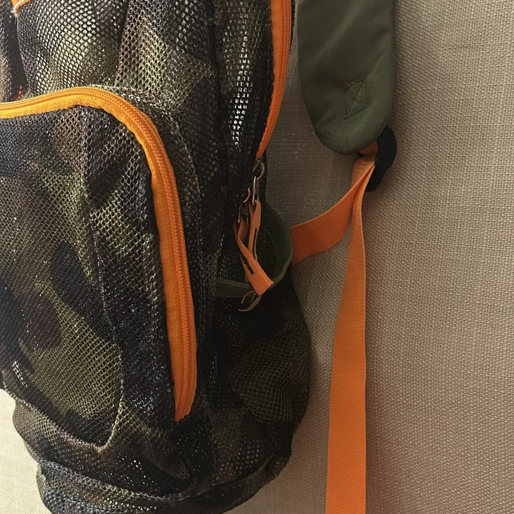 Austin Trading Co. camo mesh backpack